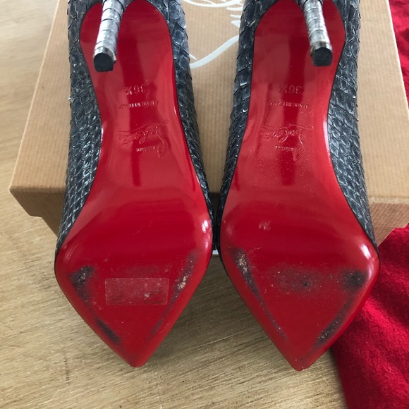 Christian Louboutin So Kate Python - Picture 3 of 6